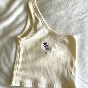 One shoulder tank top